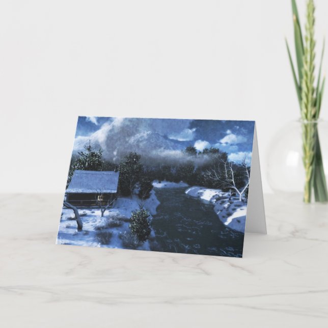 Winter Morning Holiday Card (Front)
