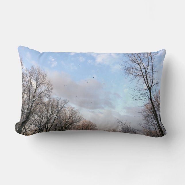 Winter Morning I Lumbar Cushion (Front)