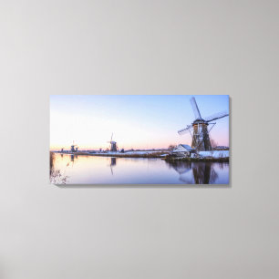 Winter morning in the Netherlands canvas print