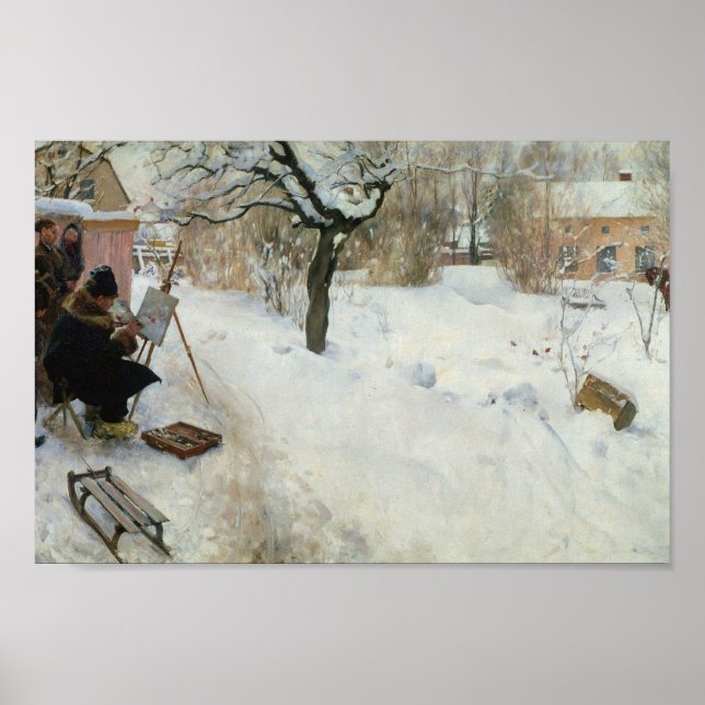 Winter Motif Åsögatan Poster (Front)