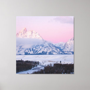 Winter Mountain Canvas Print