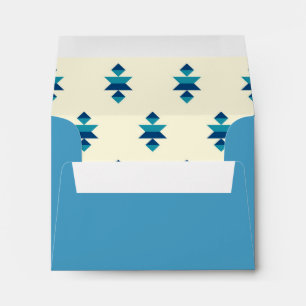 Winter Mountain Flowers Wedding RSVP Card Envelope