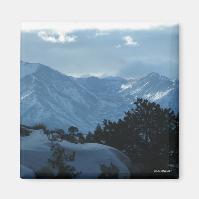 Winter Mountain Magnet (Front)