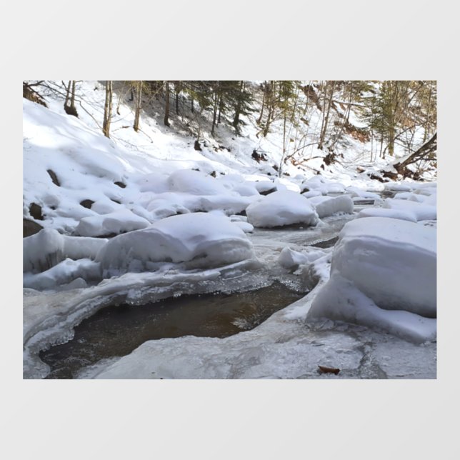 Winter Mountain River – Wild Nature Romania (Sheet)