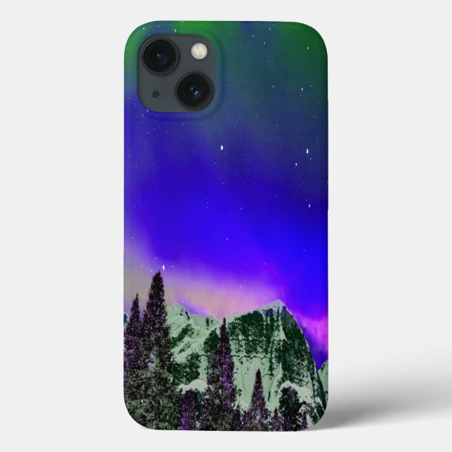 Winter Mountains at Night Case-Mate iPhone Case (Back)