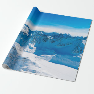 Winter mountains in Tatra Mountains Zakopane, Pola Wrapping Paper