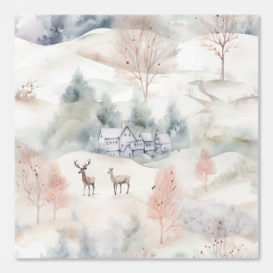 Winter Mountains Whisper Hills Wallpaper