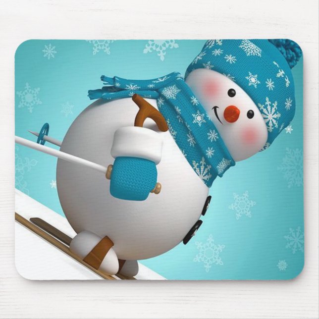 Winter Mouse pad/Snowman Pad (Front)