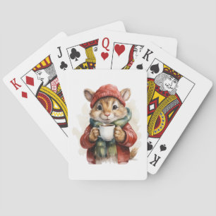 Winter Mouse Playing Cards