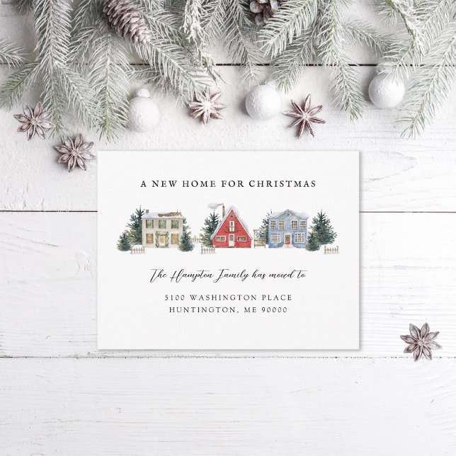 Winter Moving Holiday Postcard (Creator Uploaded)