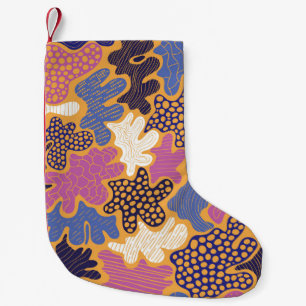 Winter Mulled Wine: Mixed Media Small Christmas Stocking