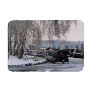 WINTER NARROWBOATS BATH MAT