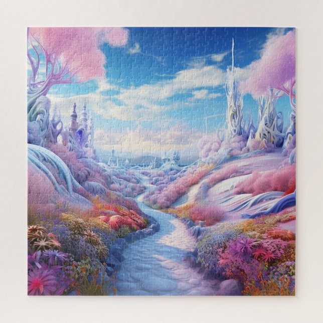Winter nature view jigsaw puzzle (Vertical)