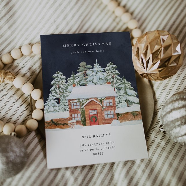 Winter Night Holiday Moving Announcement (Creator Uploaded)