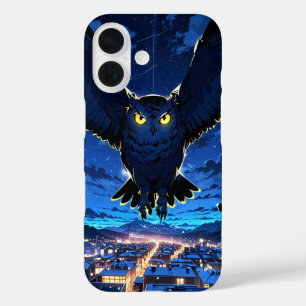 Winter Night Owl iPhone 16 Case