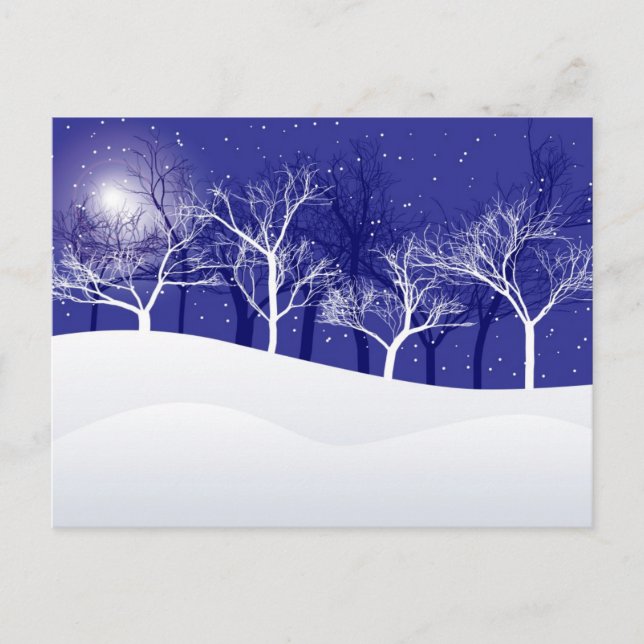 Winter Night Postcard (Front)