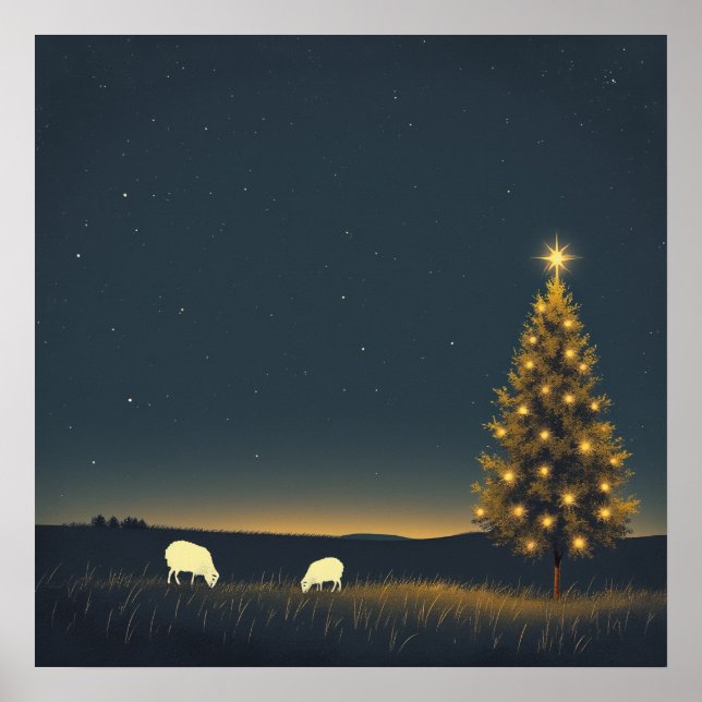 winter night Value Poster Paper (Front)