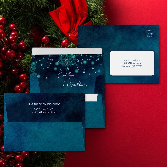Winter Night Wedding Envelope (Creator Uploaded)