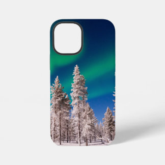 Winter Northern Lights Theme iPhone 12 Mini Case