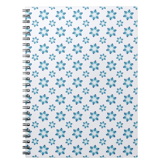 Winter Notebooks with Snowflakes  (Front)
