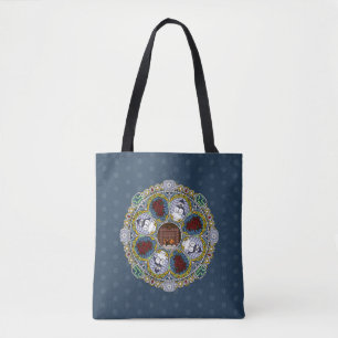 Winter Nouveau All-Over-Print Bag