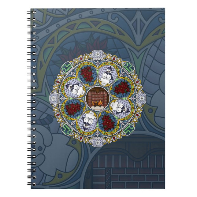 Winter Nouveau Notebook (Front)