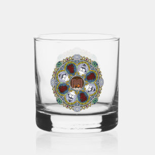 Winter Nouveau Whiskey Glass