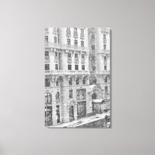 Winter NYC Upper West Side Photography on Canvas