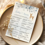 Winter oh deer blue silver baby trivia game<br><div class="desc">Winter oh deer blue silver baby trivia game
ANSWER KEY: 1.a 2.b 3.c 4.b 5.b 6.c 7.b 8.b 9.d 10.c
Matching items are available.</div>