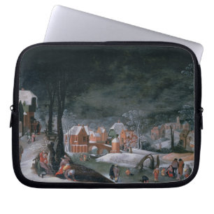 Winter (oil on panel) (see also 166905, 166906, 16 laptop sleeve