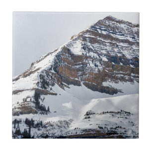 Winter on Mt Timpanogos - Sundance - Utah Tile