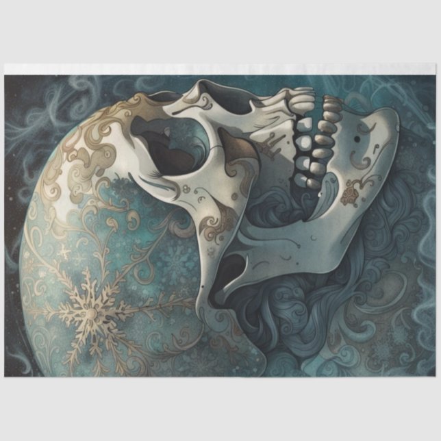 Winter on the Brain Decoupage Paper  (Front)