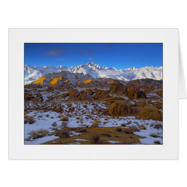 "Winter On Whitney" (Front Horizontal)