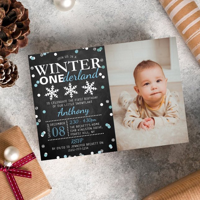 Winter ONEderland 1st Birthday Photo Real (Creator Uploaded)