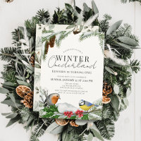 Winter Onederland Birds & Snow 1st Birthday