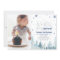 Winter Onederland  Blue Boy 1st Birthday Photo Inv