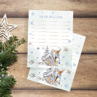 Winter Onederland Cute Deer Time Capsule Card