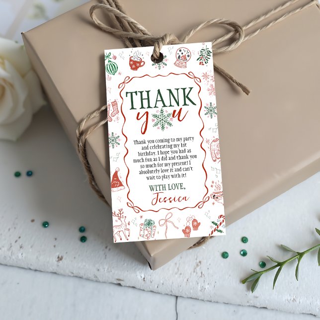 Winter ONEderland Favour Tag (Creator Uploaded)