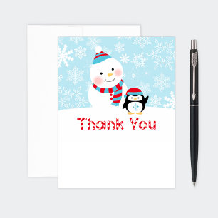 Winter ONEderland First Birthday Snowman Card
