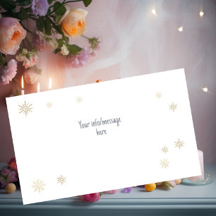 Winter onederland glitter wonderful birthday enclosure card