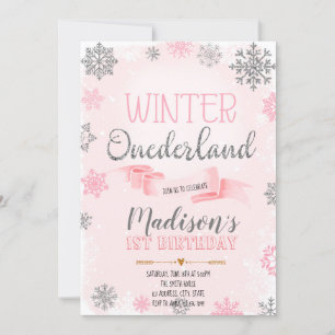 WINTER ONEDERLAND INVITATION