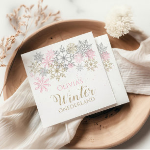 Winter Onederland Napkin