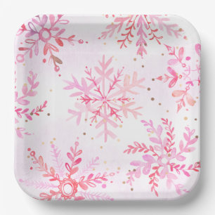 Winter Onederland Party Plates