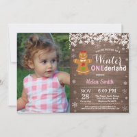 Winter Onederland Rustic Girl 1st Birthday