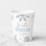 Winter ONEderland Snowflake 1st Birthday Party Paper Cups<br><div class="desc">This is a Winter ONEderland Blue Snowflake 1st First Birthday Party Paper Cups!</div>