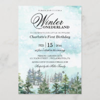 Winter Onederland snowy baby first birthday