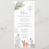 Winter Onederland Woodland Animal First Birthday