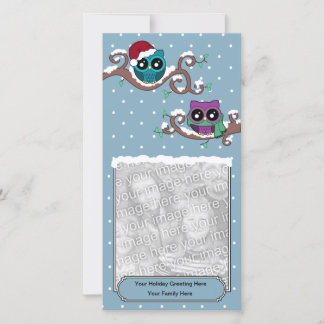 Winter Owl Holiday Card