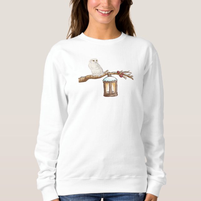 Winter Owl  Sweatshirt (Front)
