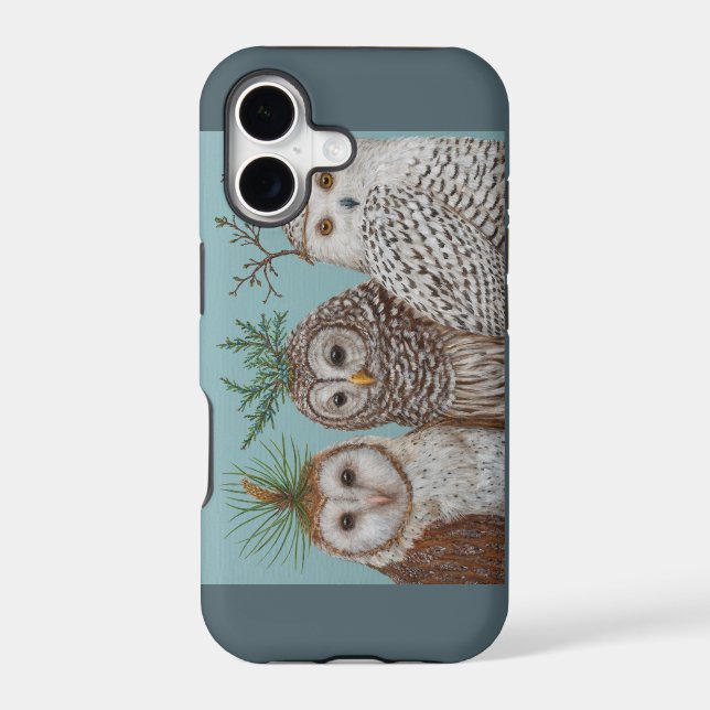 Winter owls Apple iPhone 7 Plus, Tough Case (Back)